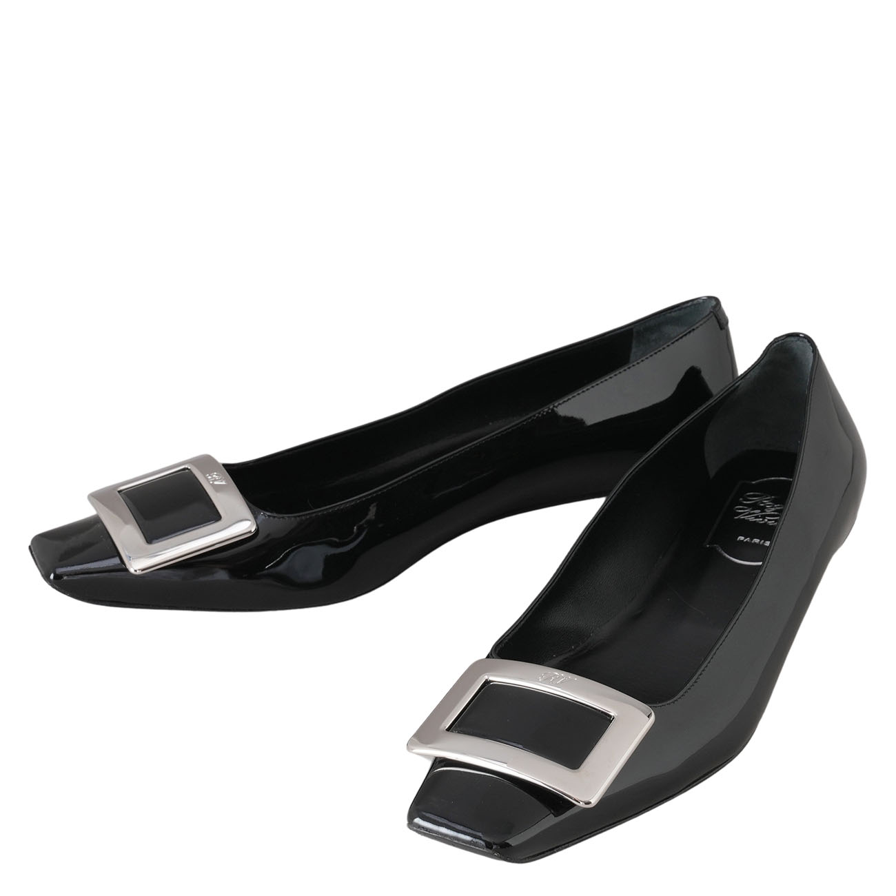 ROGER VIVIER(USED)로저비비에 벨 비비에 메탈버클 구두 #38.5